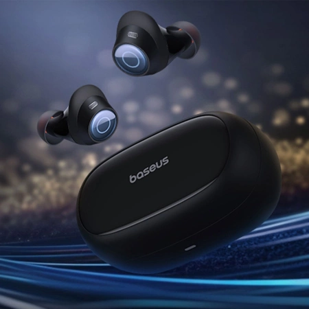Słuchawki bezprzewodowe Baseus Bowie MA20 Pro TWS z ANC i IPX6 - czarne