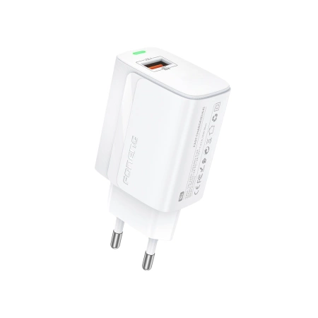 FONENG Netz-Ladegerät EU64 18W 1xUSB QC3.0 + Kabel Micro weiss
