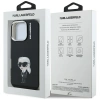Etui Karl Lagerfeld IML Aquarelle Karl & Logo MagSafe na iPhone 16 Pro Max - czarne