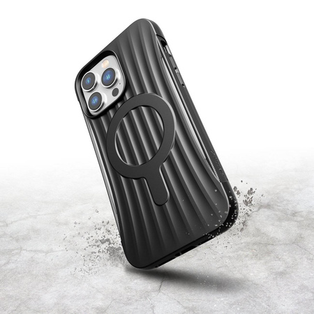 Raptic X-Doria Clutch Case iPhone 14 Pro Max mit MagSafe Rückseite schwarz
