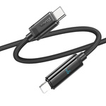 HOCO kabel USB do Iphone Lightning 8-pin Power Delivery 27W U127 1,2m czarny