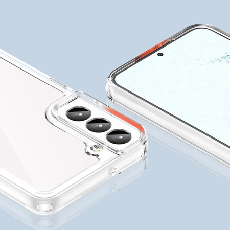 Outer Space Case für Samsung Galaxy S23+ Cover mit einem flexiblen transparenten Rahmen