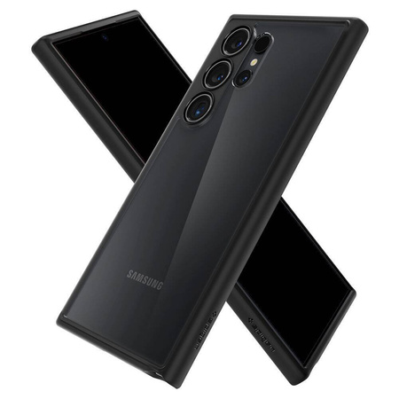 Etui Spigen Ultra Hybrid na Samsung Galaxy S24 Ultra - czarny mat