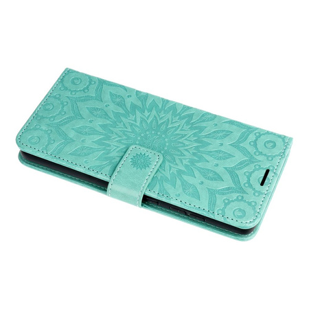 Kabura MEZZO Book do SAMSUNG A36 5G mandala zielony