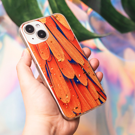 Nakładka Gold Glam do Samsung Galaxy A54 5G Orange