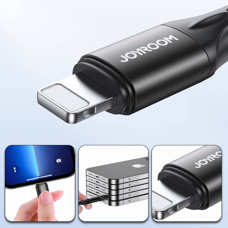 Joyroom kabel do szybkiego ładowania / transmisji danych USB Typ C - Lightning PD 20W 1m czarny (S-1024N1-PD)