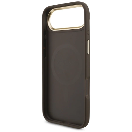 Guess 4G Strass Logo MagSafe Case for iPhone Air - Brown