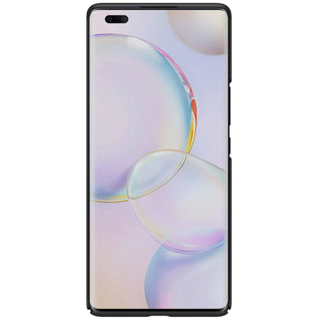 Nillkin Super Frosted Shield gehärtete Gehäuseabdeckung + Ständer Honor 50 Pro schwarz