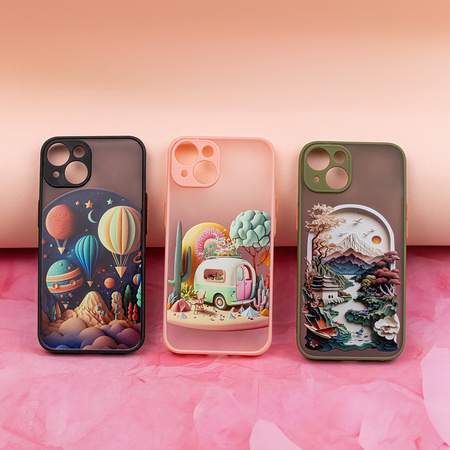 Nakładka Ultra Trendy do iPhone 14 6,1&quot; Travel zielona