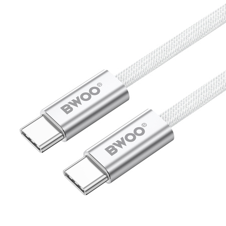 BWOO kabel Pleciony USB-C - USB-C 1m 240W Superszybkie Ładowanie BO-X317C-C