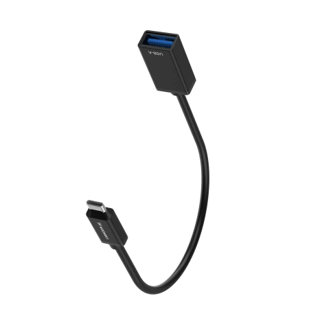 Wozinsky WOTGY1S USB-C 3.0 (männlich) - USB-A 3.0 (weiblich) OTG Adapter - Schwarz