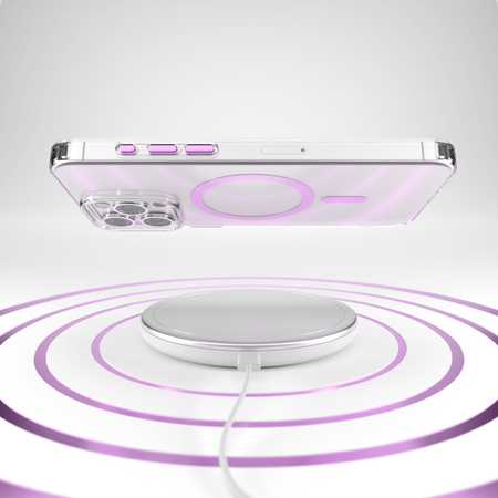 Nakładka Etteri Color Mag do iPhone 12 / 12 Pro 6,1" różowa