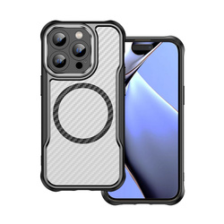 Nakładka Defender Carbon Mag do iPhone 14 Pro 6,1" czarna