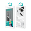 Devia kabel uniwersalna smycz 2w1 PD USB-C - USB-C 1,2 m 60W czarny