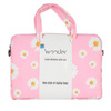 Wonder Briefcase Laptop 13-14 cali stokrotki różowe