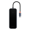 Baseus AcmeJoy 6-portowa stacja dokująca HUB (USB-C do USB-C PD&Data/2xUSB3.0/USB2.0/HDMI/RJ45) ciemnoszary (WKJZ01313)