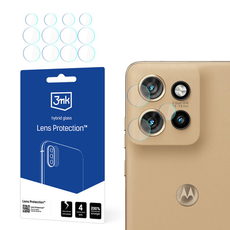3MK Lens Protect Motorola Edge 50 Neo Ochrona na obiektyw aparatu 4szt
