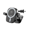 Dudao FW11 car phone holder with 15W inductive charger for air vent / cockpit - black
