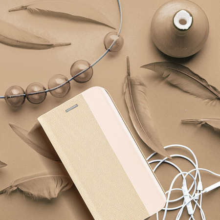 Kabura SENSITIVE Book do SAMSUNG A14 4G / A14 5G  złoty