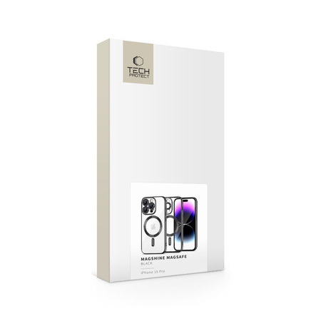 Etui APPLE IPHONE 15 PRO Tech-Protect MagShine czarne