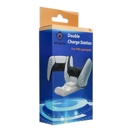Podwójna stacja ładująca do padów PS5 P201 czarna