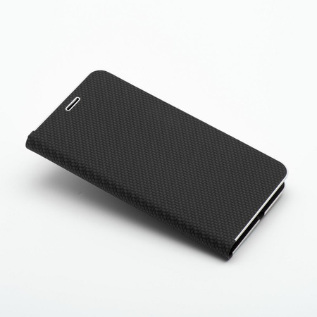 Kabura LUNA Book Carbon do SAMSUNG S25 Edge czarny