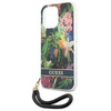 Case IPHONE 13 PRO Guess Hardcase Flower Strap (GUHCP13LHFLSB) blue