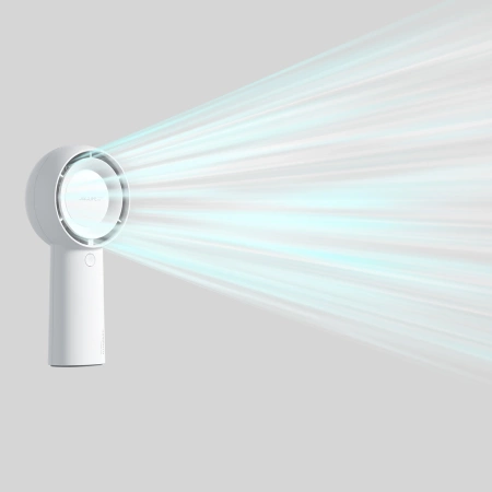 Jisulife Handventilator Life5 Plus, 4000 mAh, tragbarer USB-Ventilator, Weiß