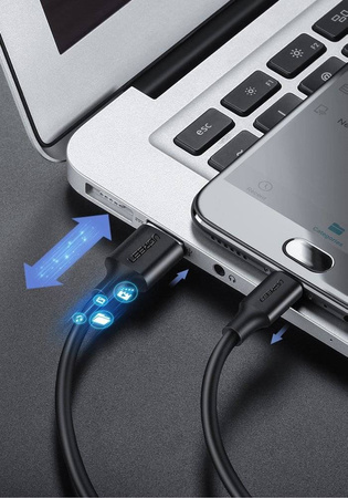 Ugreen kabel przewód USB - micro USB 2A 1m czarny (60136)