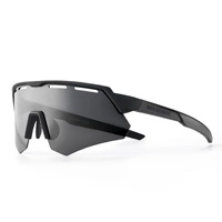 Rockbros Polarisierte Radbrille mit UV-Schutz und Korrektureinsatz - Grau