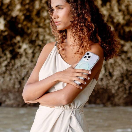 Schutzhülle IPHONE 16 PRO MAX UNIQ Coehl Celest Magnetic Charging Opal transparent