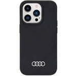 Audi Silicone Case iPhone 14 Pro 6.1" czarny/black hardcase AU-LSRIP14P-Q3/D1-BK