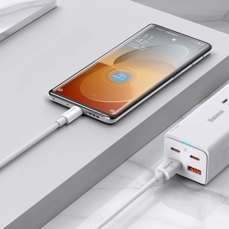 Baseus Superior Series SUPERVOOC USB-A to USB-C 65W 1m cable white