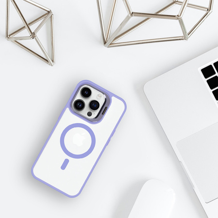 Tel Protect Kickstand Magsafe Case do Iphone 14 Pro jasnofioletowy