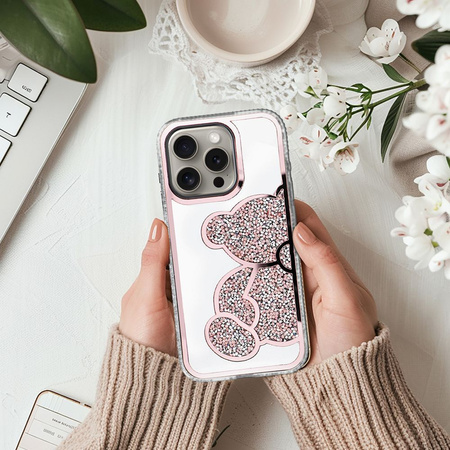 Futerał TEDDY BEAR do IPHONE 16e (SE 4 2025) różowy