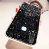 Etui IPHONE 13 PRO Brokat Cekiny Glue Glitter Case czarne