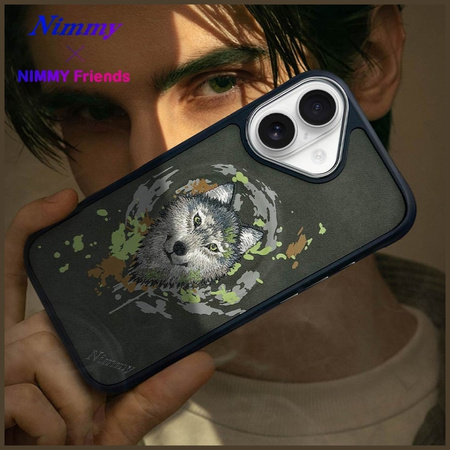 Etui Nimmy Wilk MagSafe do iPhone 16      ciemnoszary