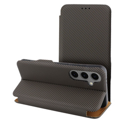 Kabura FOLIO Side Magnet kompatybilny z S-PEN do SAMSUNG S24 ULTRA brązowy