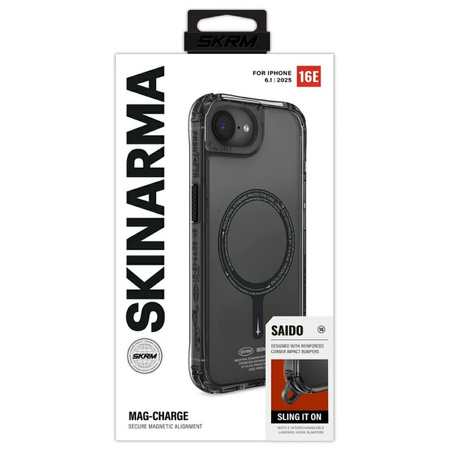 Etui Skinarma Saido MagSafe do iPhone    16e czarny