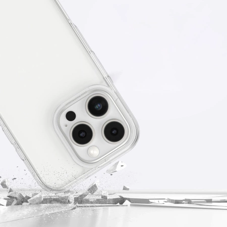 AmazingThing Minimal Case für iPhone 16 Pro Silikonhülle - Transparent