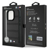 Original Case IPHONE 16 PRO BMW Hardcase M Perforated & Stitched Line MagSafe (BMHMP16L23PUSPK) black