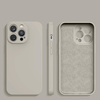 Silicone case iPhone 14 Plus silicone cover beige