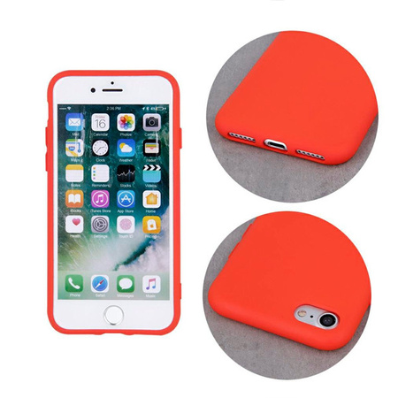 Nakładka Silicon do Samsung Galaxy A14 4G / A14 5G czerwona