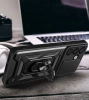 Hybrid Armor Camshield Case mit Ständer und Kameraabdeckung für OnePlus 13 5G - Schwarz
