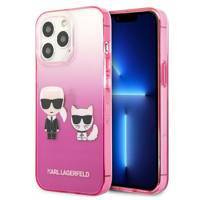 Karl Lagerfeld KLHCP13LTGKCP iPhone 13 Pro / 13 6.1 "Hardcase Pink / Pink Gradient Ikonik Karl &amp; Choupette