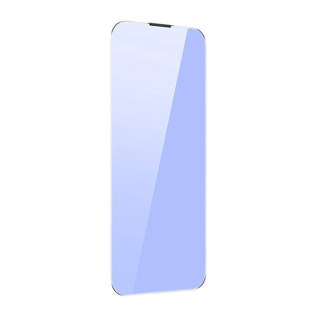 Szkło hartowane z filtrem światła niebieskiego 0.4mm Baseus do iPhone 14 Plus/13 Pro Max 