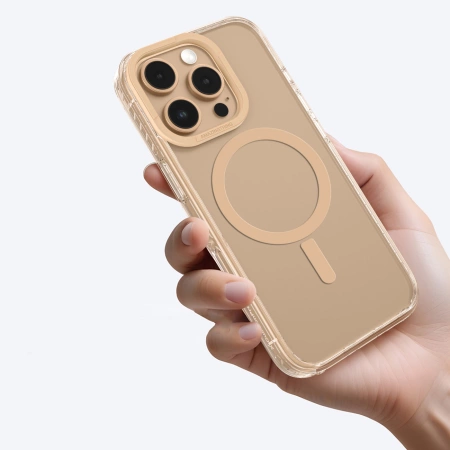 AmazingThing Titan Pro Mag Case mit Magnetring für iPhone 16 Pro – Roségold