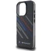 BMW Motosport IML Random Stripes Hülle für iPhone 16 Pro – Schwarz