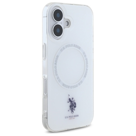 US Polo USHMP16SHOCLDPW iPhone 166.1" biały/white IML Ring MagSafe