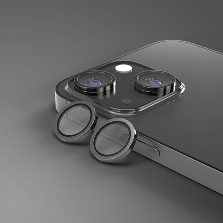 Etteri szkło na aparat do iPhone 15 / 15 Plus czarny